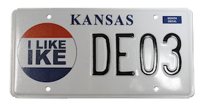 Ike License Plate