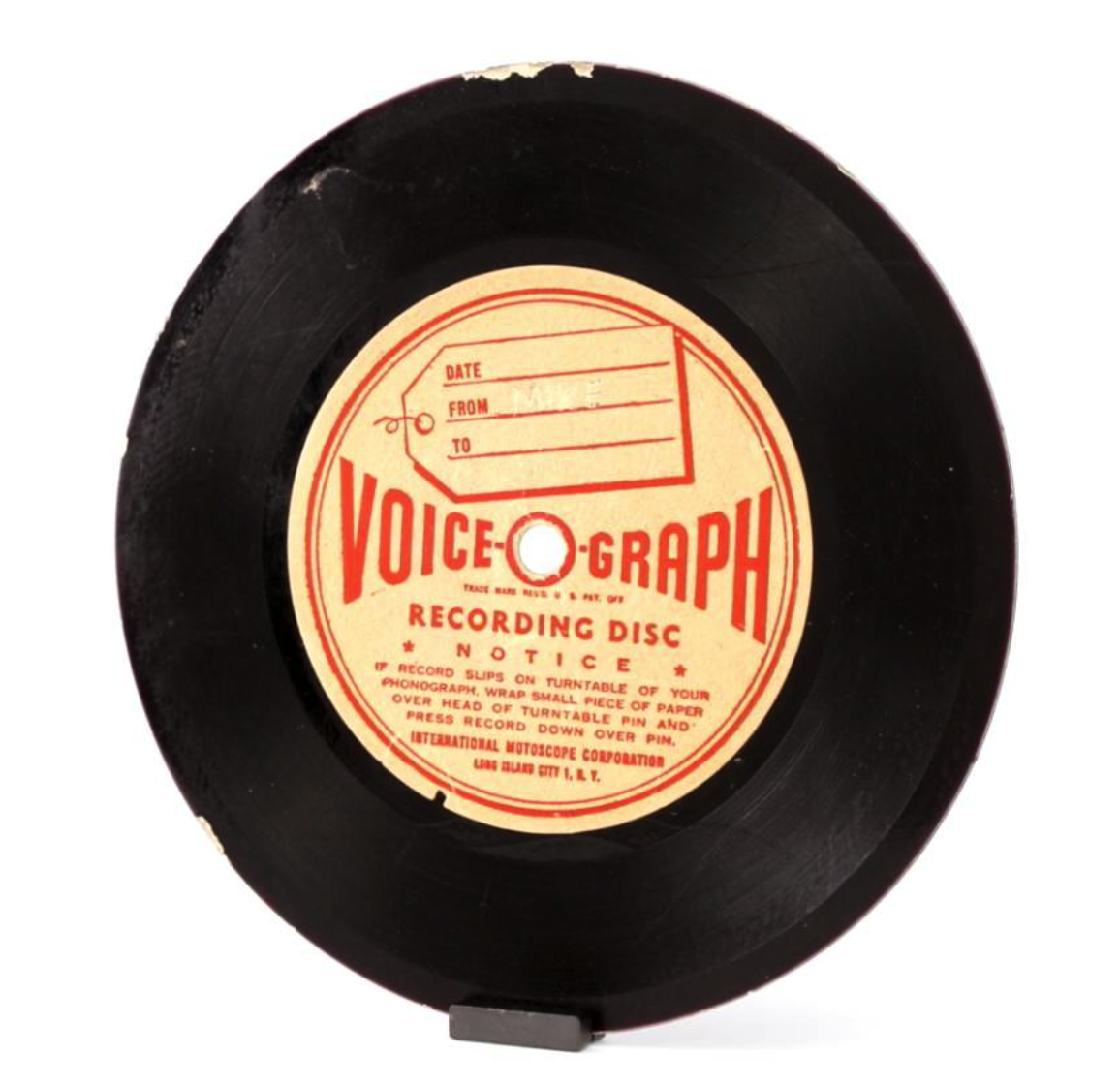 Voice O'Graph record