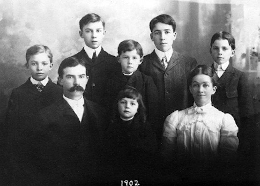Eisenhower family 1902