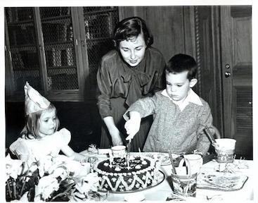Bavid birthday, 1953