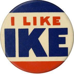 Iconic I Like Ike pin