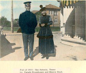 Ike and Mamie, Fall of 1915, San Antonio, Texas