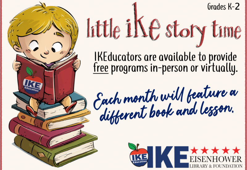 Little Ike Story Time features a different book each month.