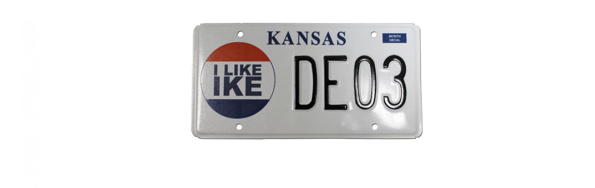 I Like Ike license plate
