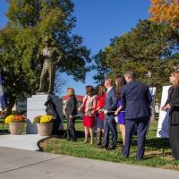 Eisenhower statue unveiled at Kansas State Capitol