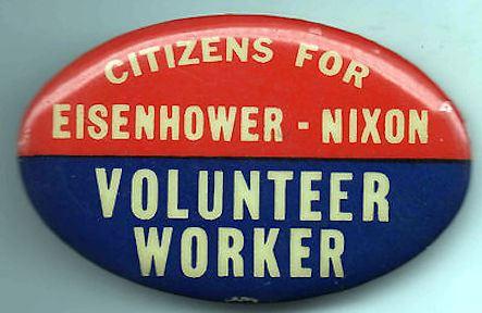 Citizens for Eisenhower pin